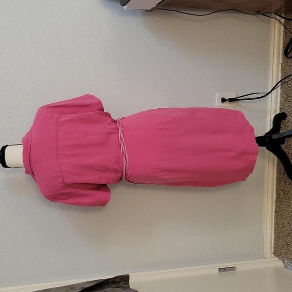 1990s Bobbie Bee Silk Button Down Shirt Easter Summer Dress - Picture 4 of 6